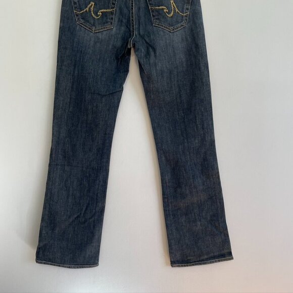 AG ADRIANO GOLDSCHMIED the Kiss Slim Straight Leg Jeans Dark Wash Low Rise Y2K - Picture 11 of 11